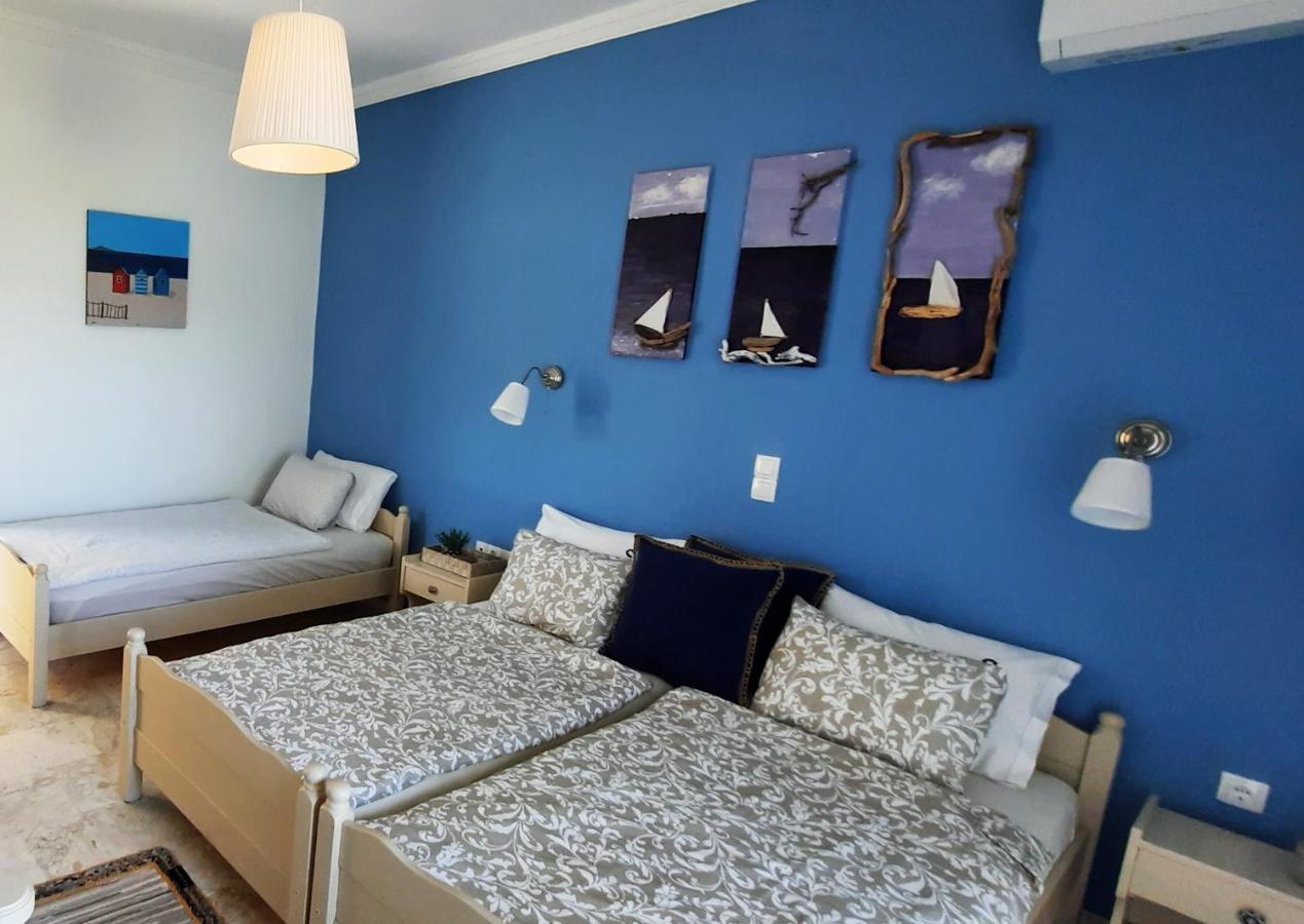 Ilektra Apartments Blue & Red Plataria Exterior photo