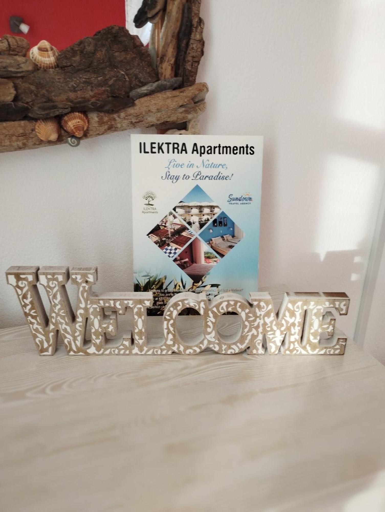 Ilektra Apartments Blue & Red Plataria Exterior photo