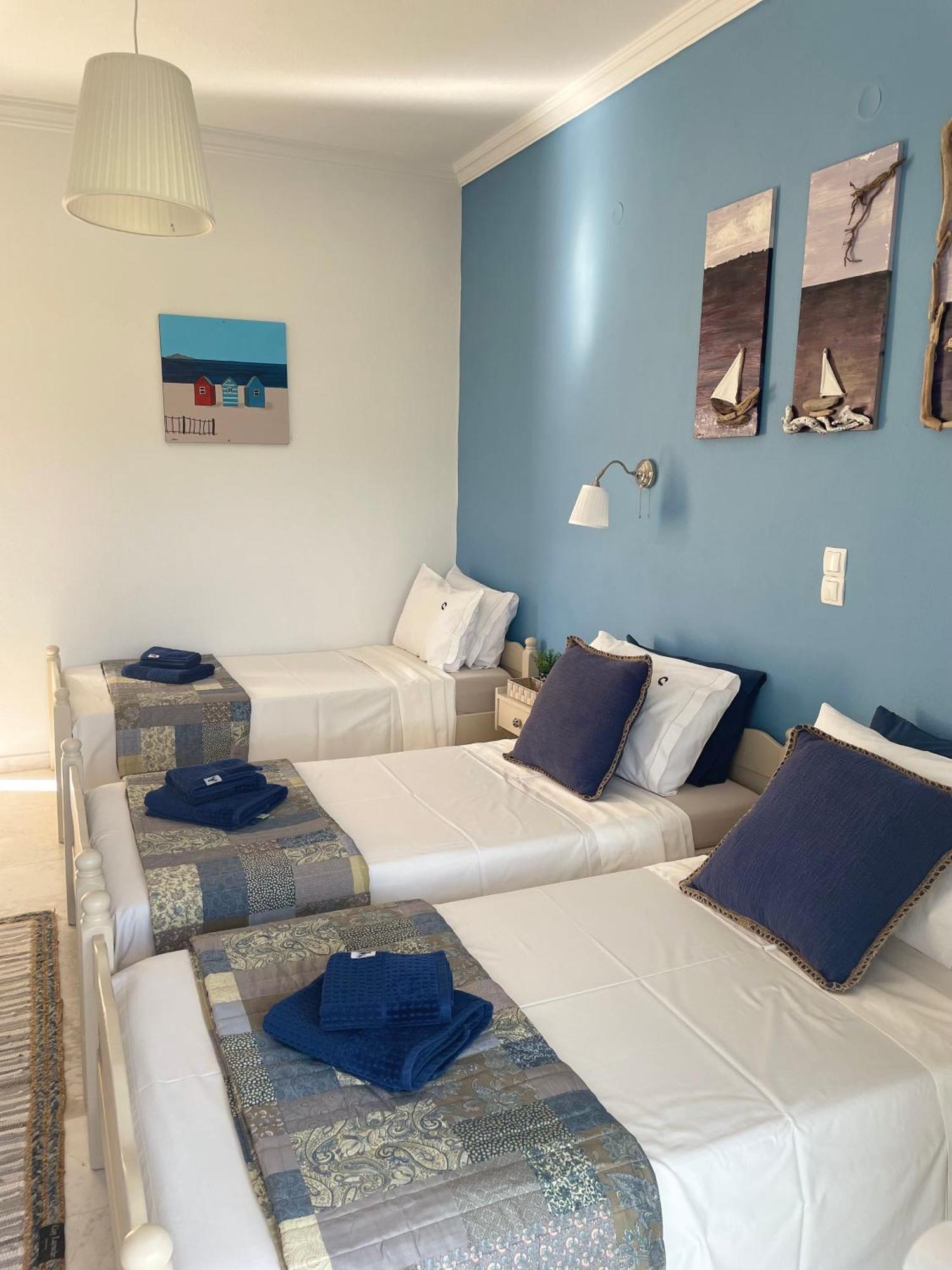 Ilektra Apartments Blue & Red Plataria Exterior photo